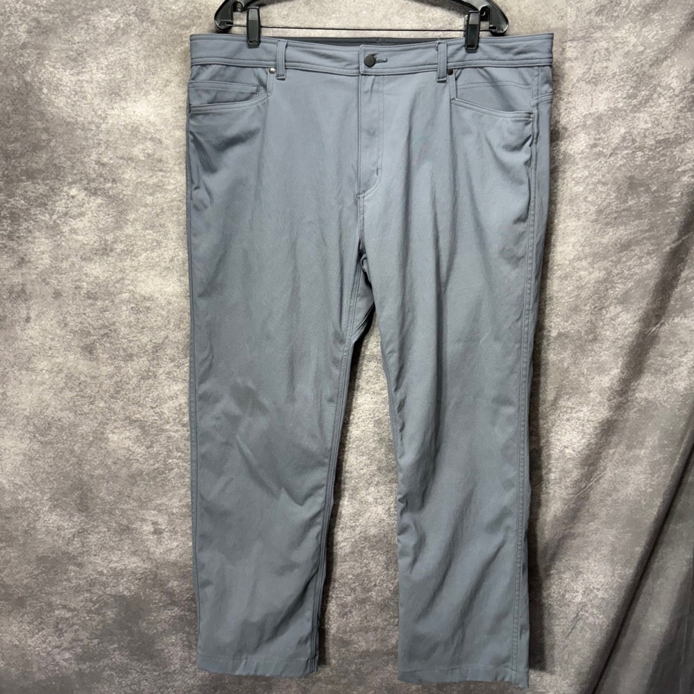 Western Rise Diversion Performance Chino Pants Men's 40x27 Gray Nylon Canvas